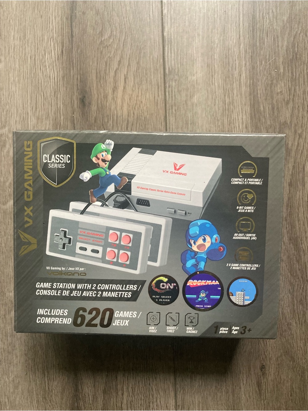 Mini VX Gaming Console with 620 8-bit Games like Contra & Mega Man It Works 👍